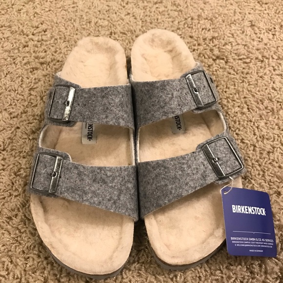 Birkenstock Shoes - Birkenstock Arizona Happy Lamb Sandal